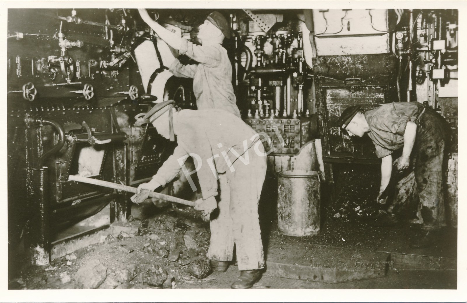 WK2 Kriegsmarine Heater Engine Room Photo Ready To Depart M1.78