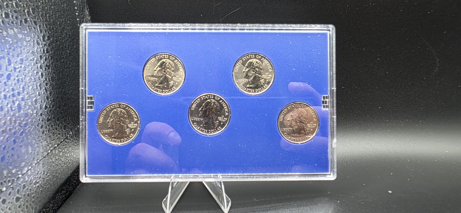 2002 Philadelphia Mint 5-Coin State Quarter BU Set w/ COA