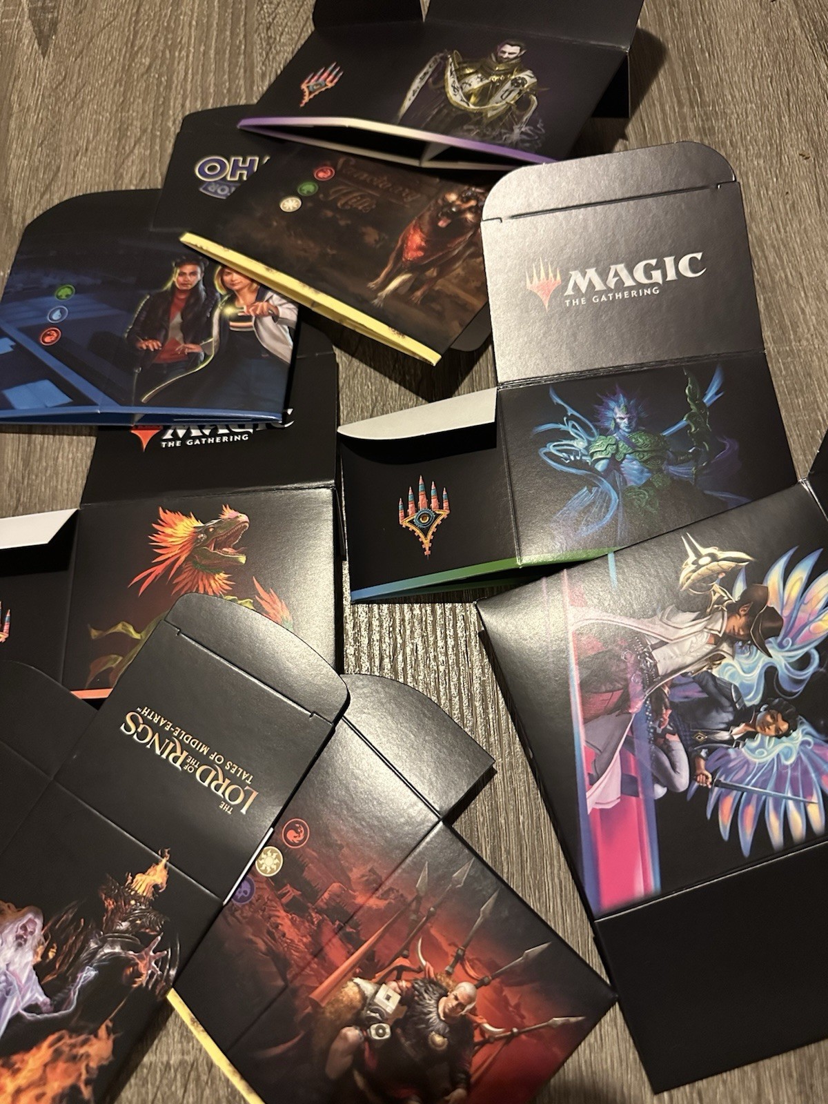 4 Pack of Magic the Gathering Deck Box Commander Deck Boxes, Empty, Random