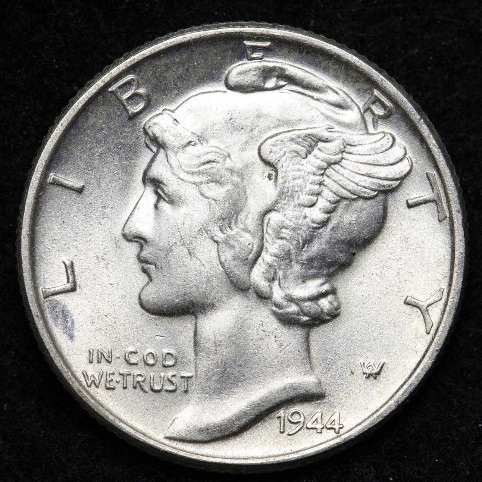 1944 Mercury Silver Dime GEM BU *UNCIRCULATED* MS E232 T