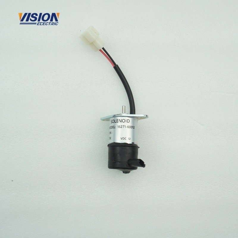 Fuel Shutoff Solenoid For Kubota D1105 Engine ZD25 ZD28 BX23D 16271-60012%