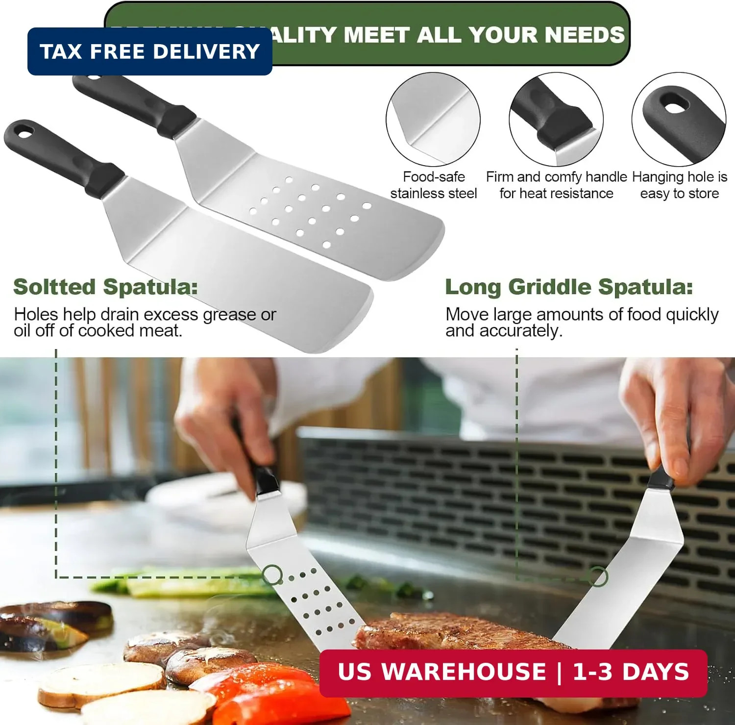 35PCS Griddle Accessories Kit, Flat Top Grill Accessories Set for Blackstone and