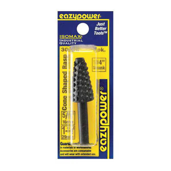 Manufacturer Varies Tapered Cone Rotary Rasp,5/8 in.,1 pcs. 30085 Manufacturer