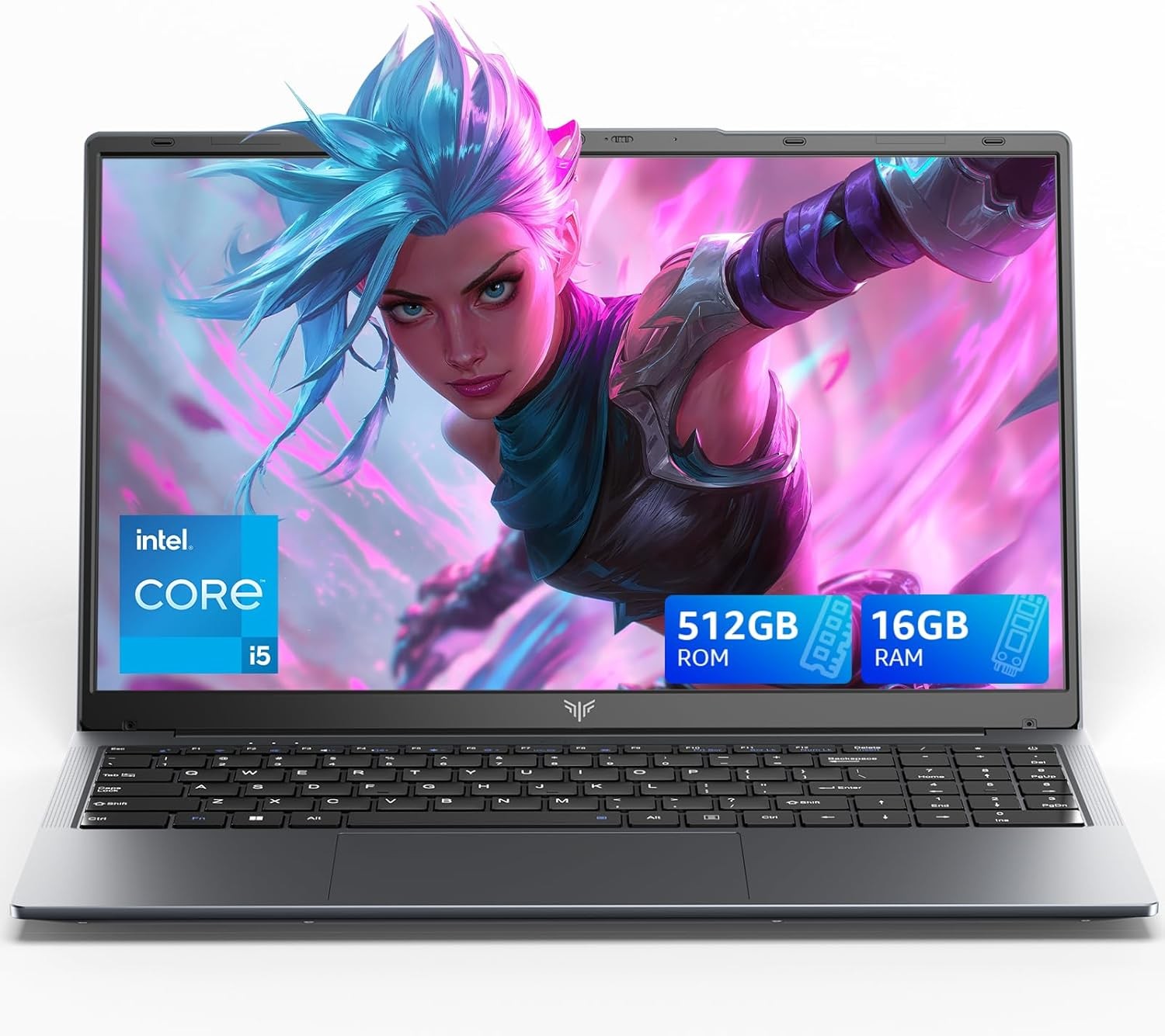 ACEMAGIC 1080P 15.6" Laptop Intel i5-12600H 16GB DDR4 512GB SSD WiFi 6 BT Win 11