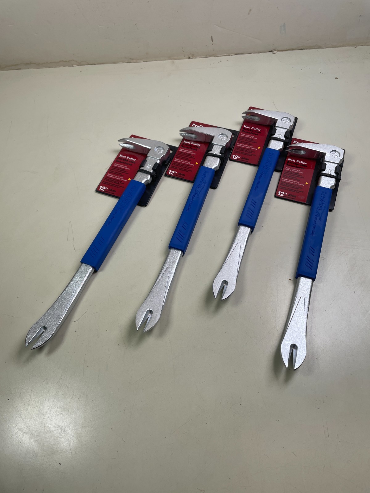 Estwing PC300G 12" Pro-Claw Nail Puller With Cushion Grip - Japan (Lot of 4)