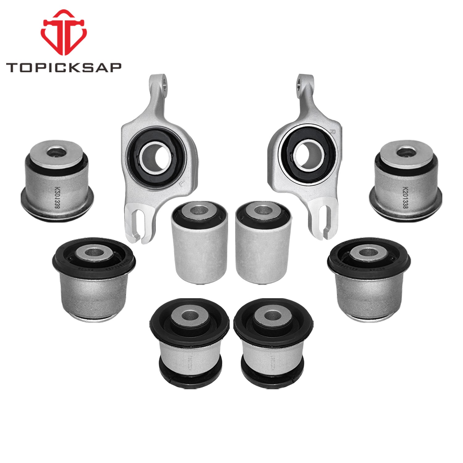 10Pcs Front Control Arms Bushing Kit for 11-15 Jeep Grand Cherokee Dodge Durango