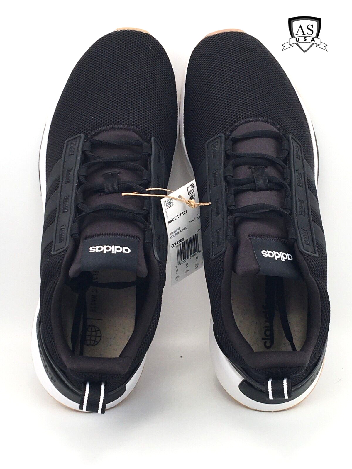 Adidas Racer TR21 Men's Shoes Size 11.5 Core Black GX4209