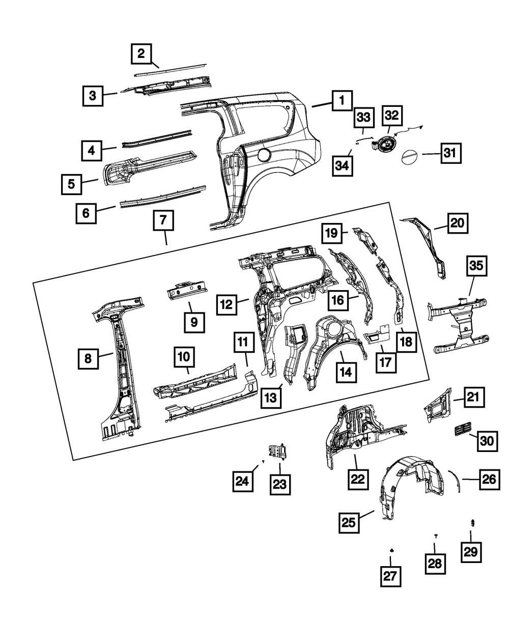 Genuine Mopar Splash Shield Right 68228450ae
