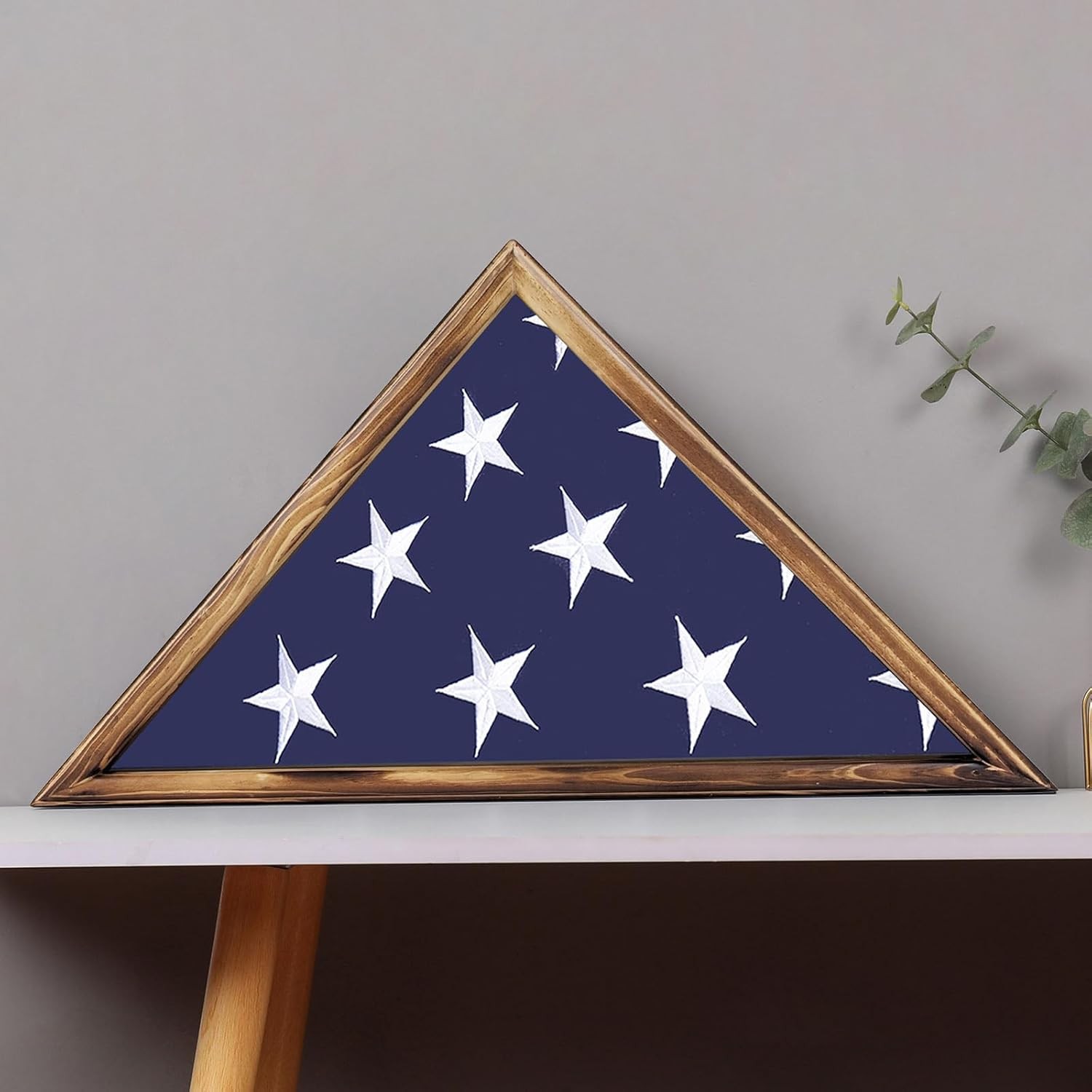 Large Flag Display 5“x9"-Vintage Carbonized, Vintage Carbonized
