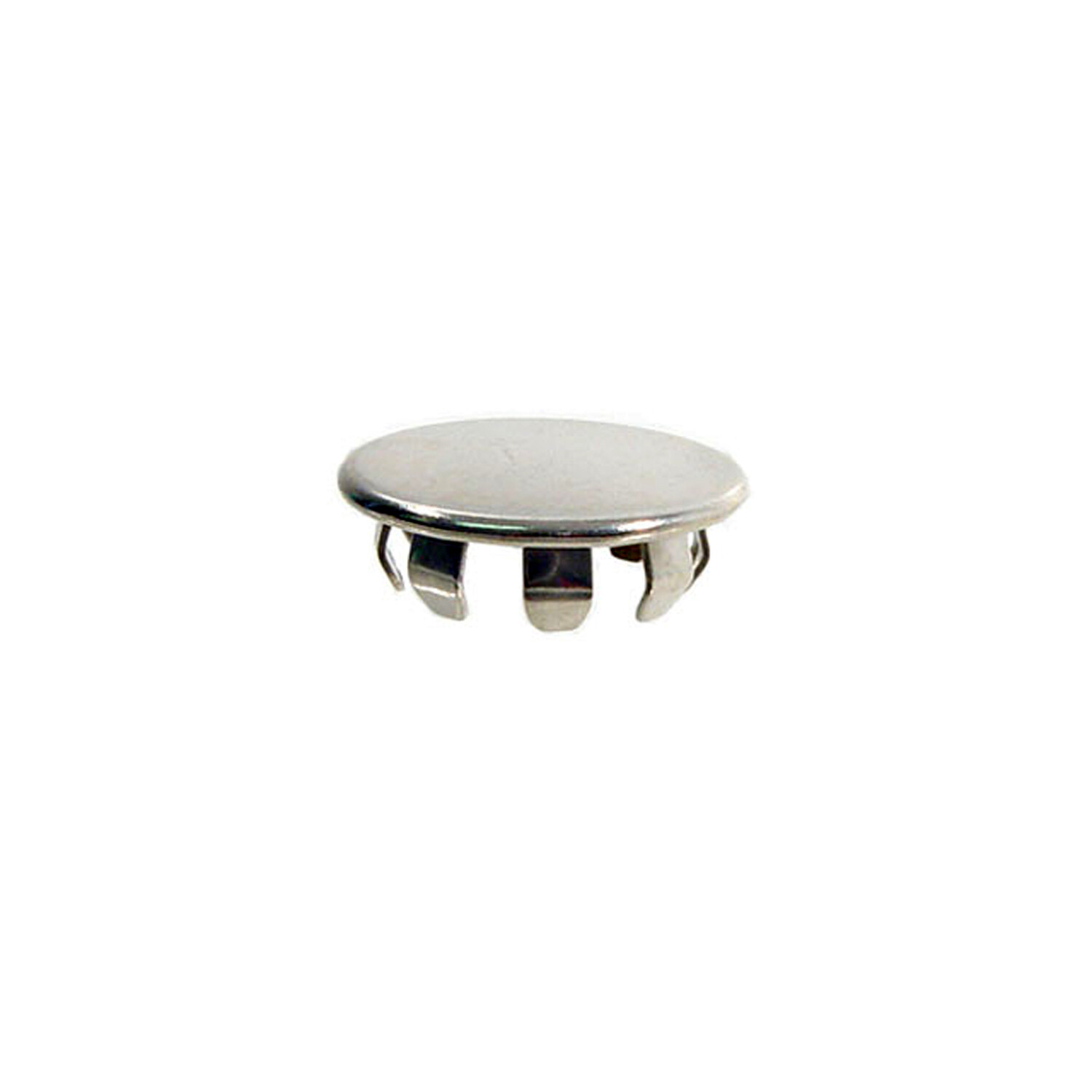 Chrome Plug Button 5/8" Hole Sz, .062"-.078" Max Working Thickness; WF 1000-E