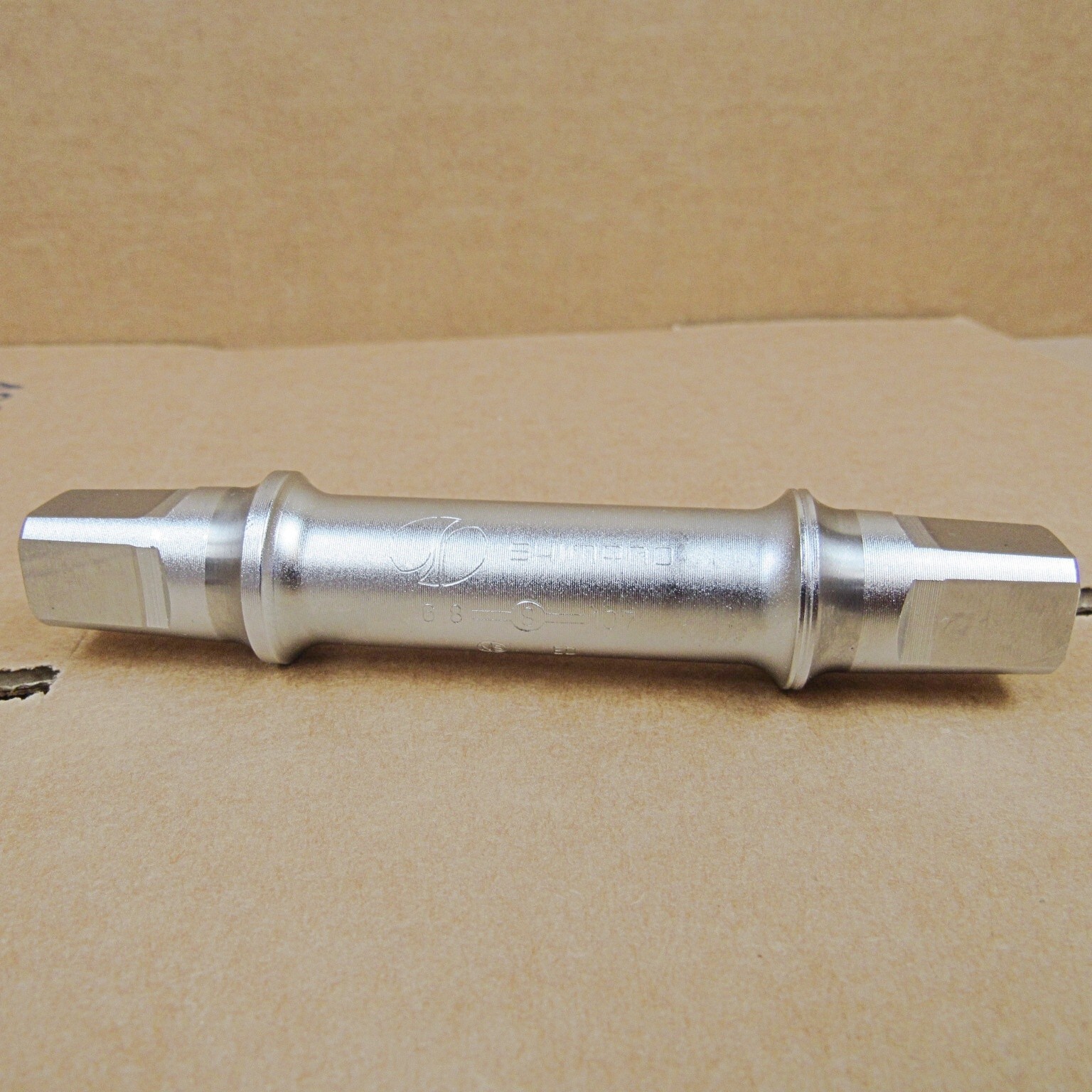 NOS Shimano Dura-Ace Bottom Bracket Spindle (Early Version)...68 mm x 107 mm
