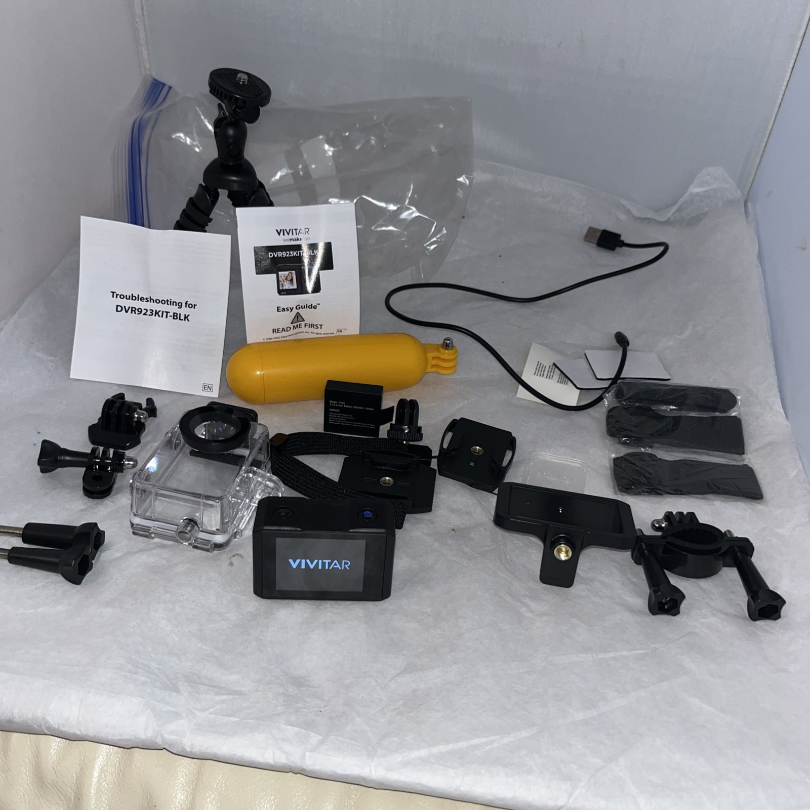 Vivitar 4K  HD Action Camera Kit Bundle Accessories, And Extras ￼