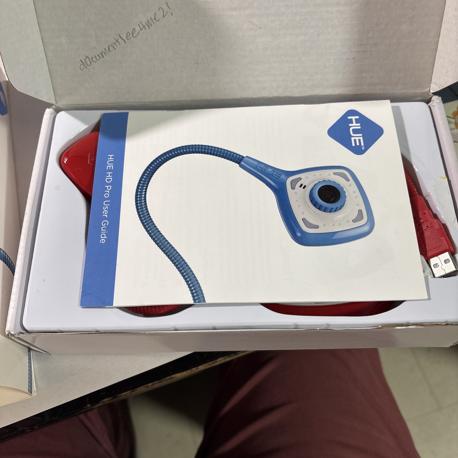 Hue Web / Document Camera New In Box Red Technology Classroom Office