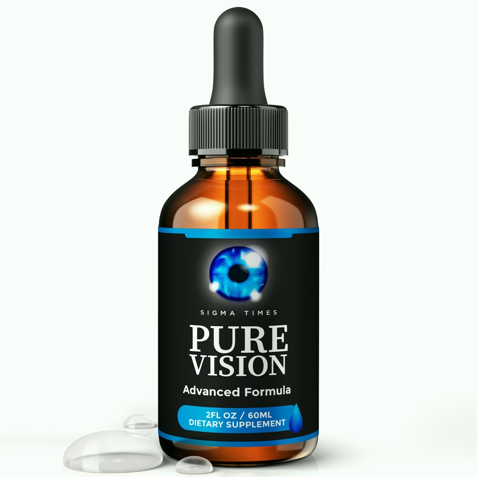 Pure Vision Drops - Oral Drops for Eye Health & Vision Support (30 servs.)