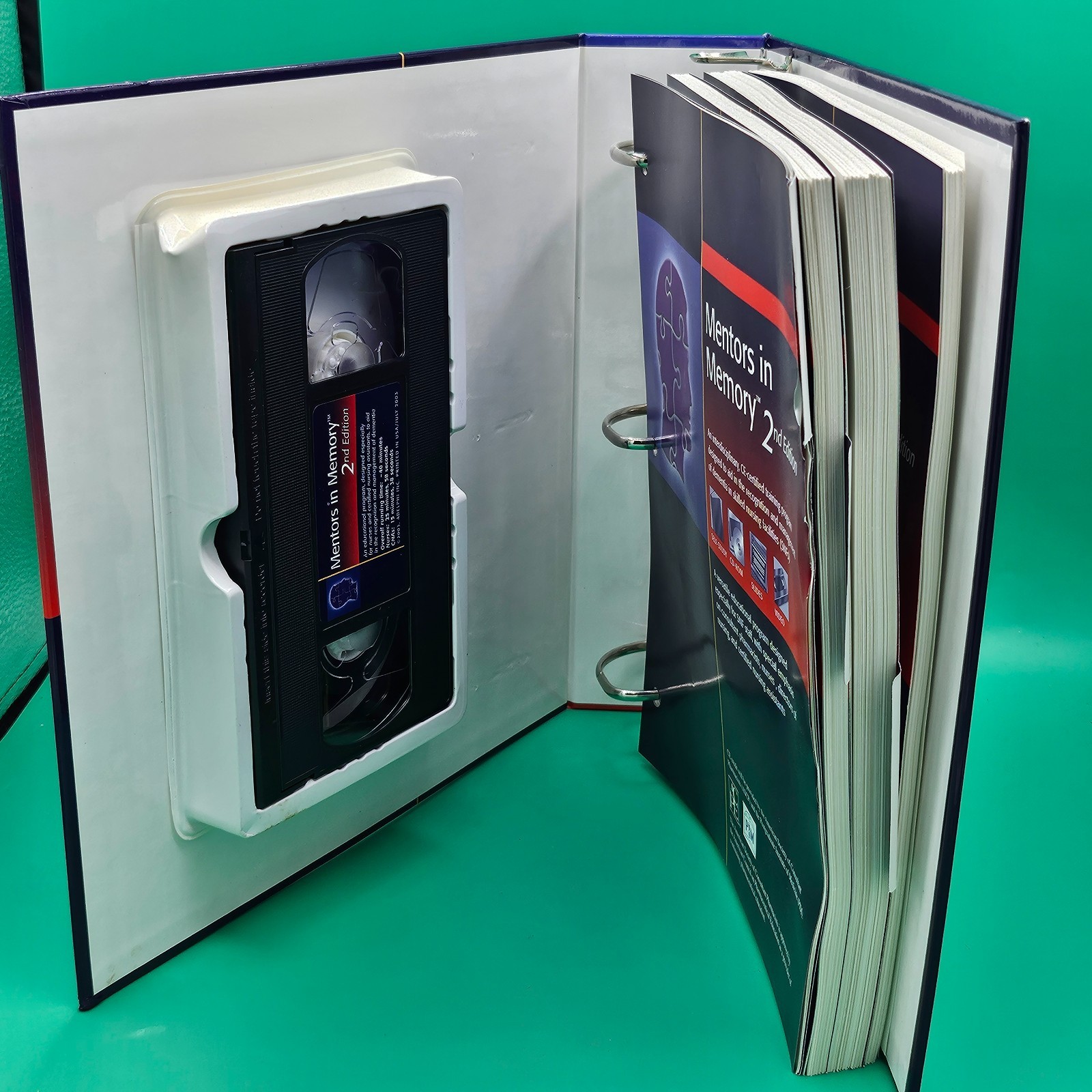 Mentors In Memory 2nd Edition VHS Brain Strength Workbook & Video Binder Pfizer
