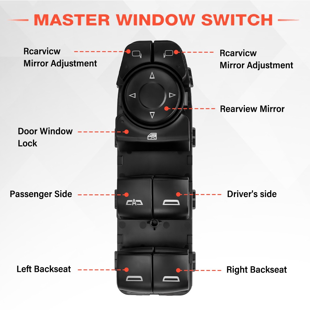 Front Left Power Window Master Control Switch For Chevrolet GMC Buick # 84139693