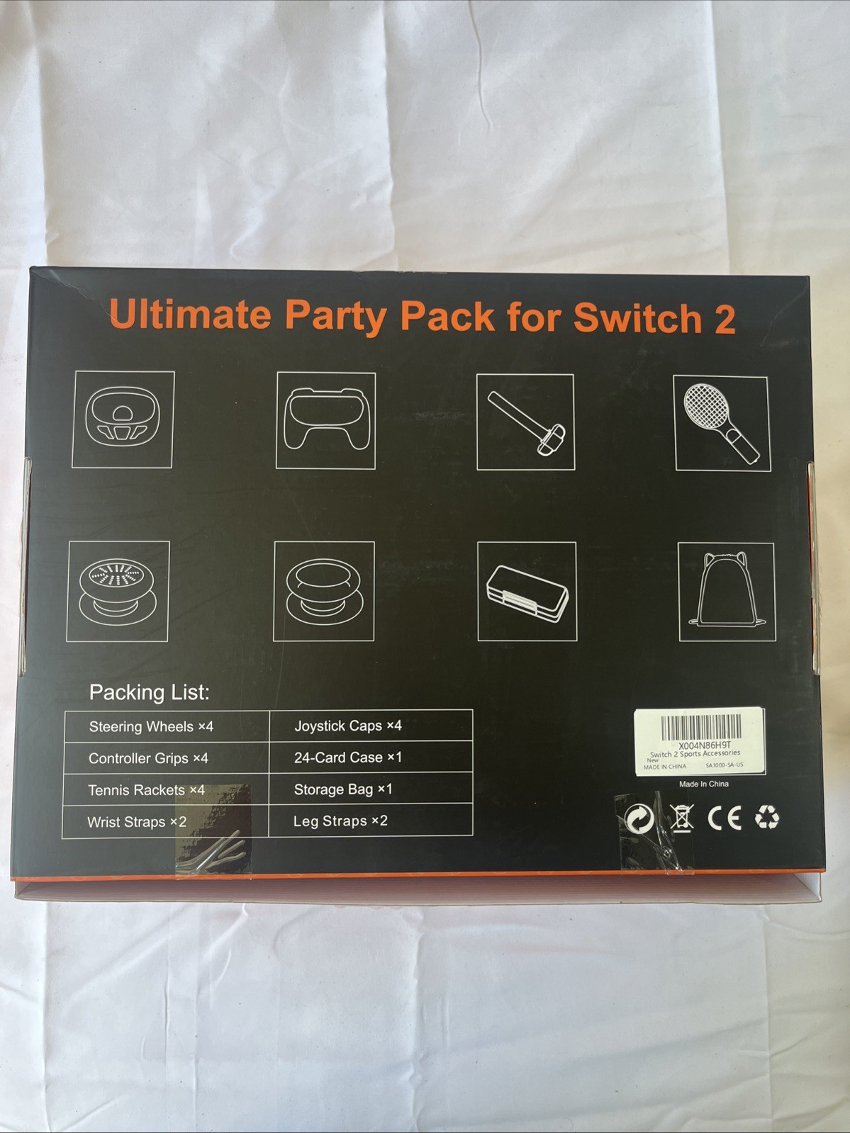 Switch 2 Ultimate Party Pack 22-in-1 Accessories Kit Wireless Sports Bundle
