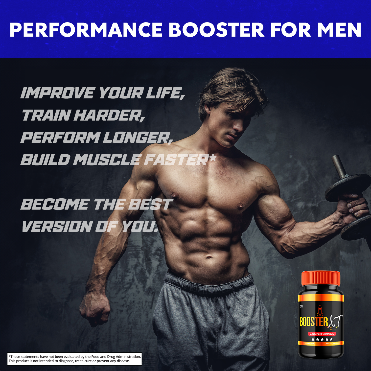 Booster XT Multivitamin & Performance - Enhances Health Intimate Drive (1 Pack)