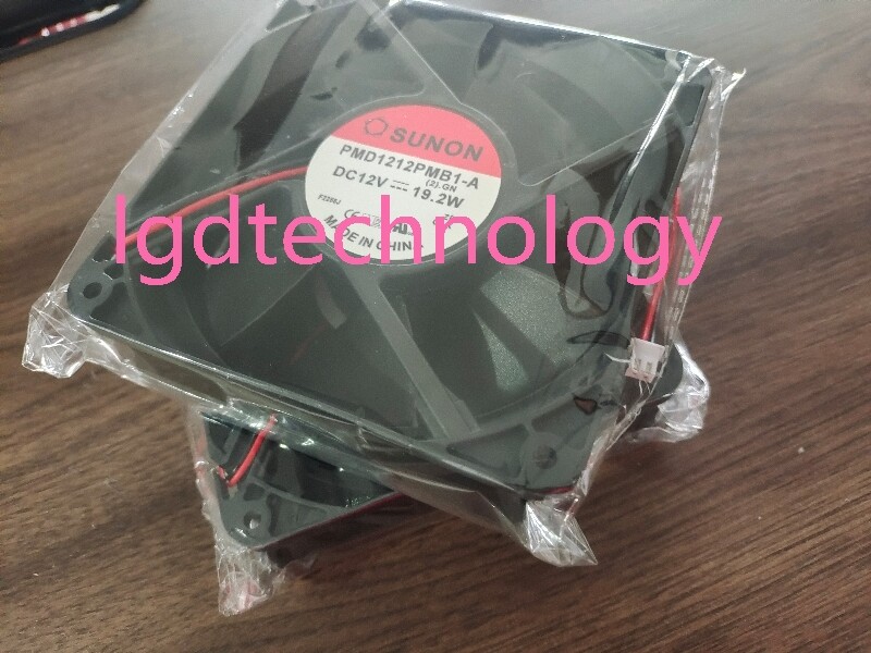 SUNON PMD1212PMB1-A (2).GN DC12V 19.2W 12038 12CM 2 wire cooling fan