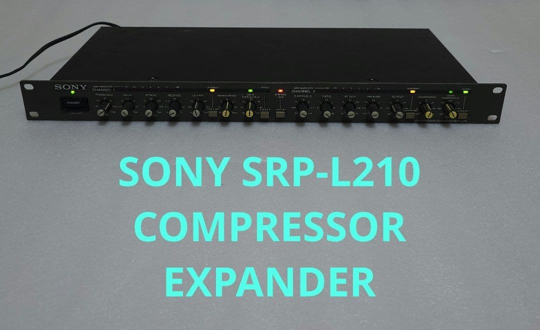 Sony SRP-L210 Compressor Expander Dynamic Processor Audio Rack Unit Japan
