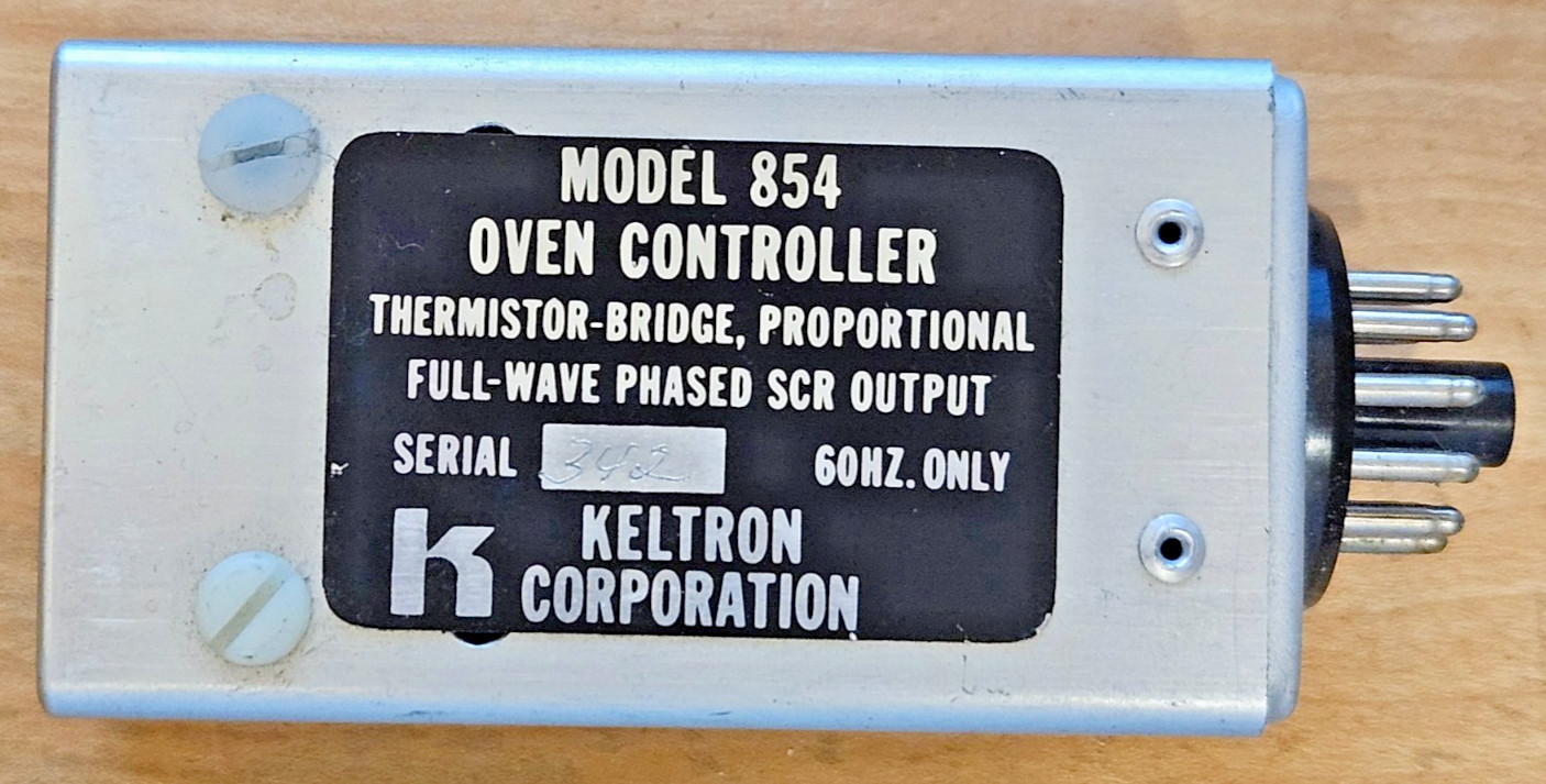 Keltron 854 Oven Controller Thermistor Bridge Proportional Full-Wave Phased SCR