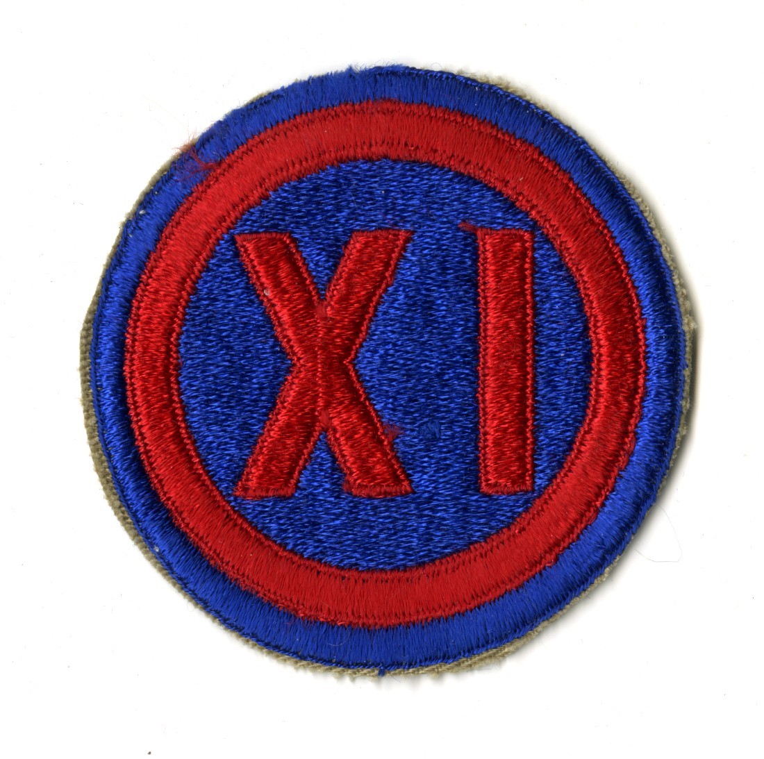 IX Corps White Back Patch WWII Vintage Pacific Theater