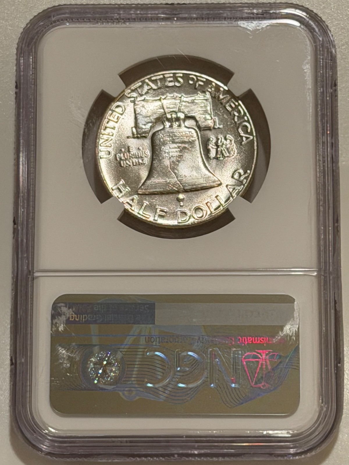 1954 P Franklin Silver Half Dollar NGC MS64