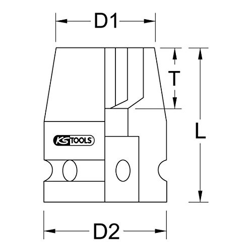 KS TOOLS 1/4" Impact Socket TX E, E4
