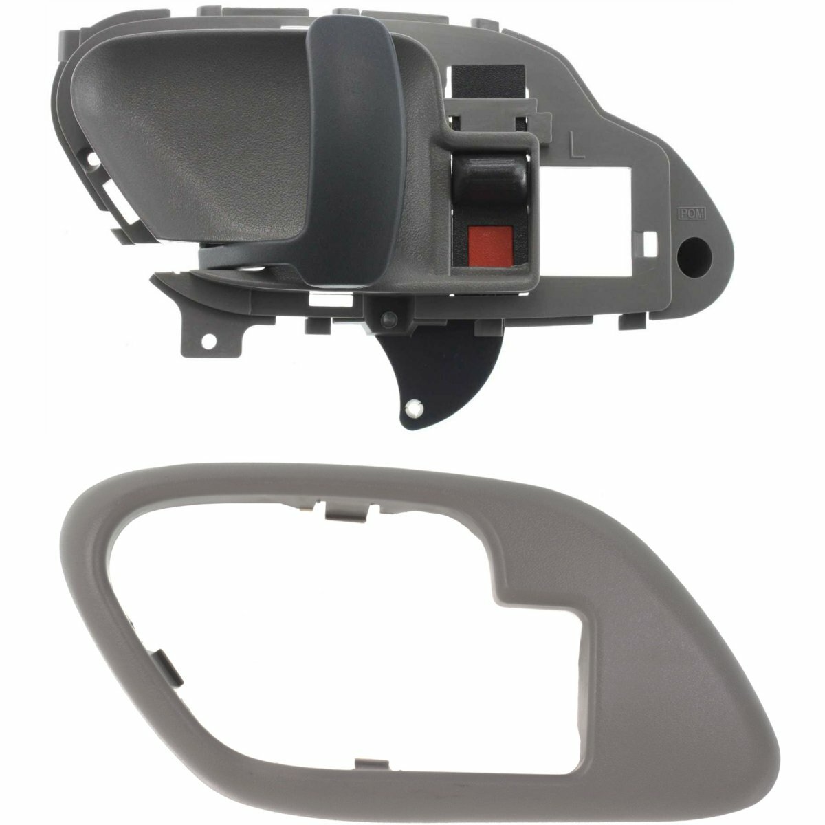 New Driver Side Gray Interior Door Handle W/Bezel 95-00 Chevy GMC Truck Suburban