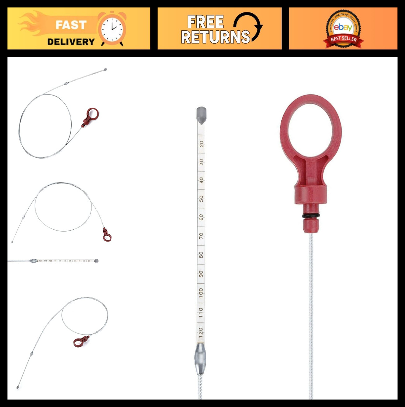 Automatic Transmission Fluid Dipstick Tool for Chrysler Jeep Dodge, Replaces 917