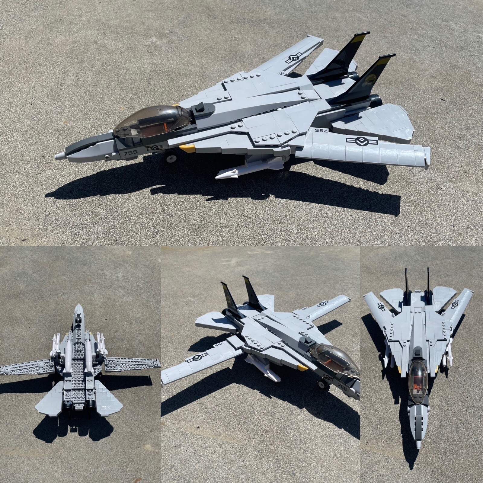 F-14 Tomcat Fighter Jet Building Blocks Military Bricks Model in Authentic Box