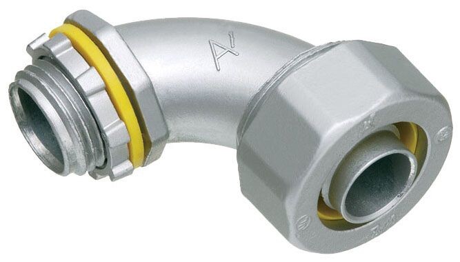 Arlington LT9075, Liquidtight Conduit Connector, 3/4In Lt 90 Connector, 5 PC