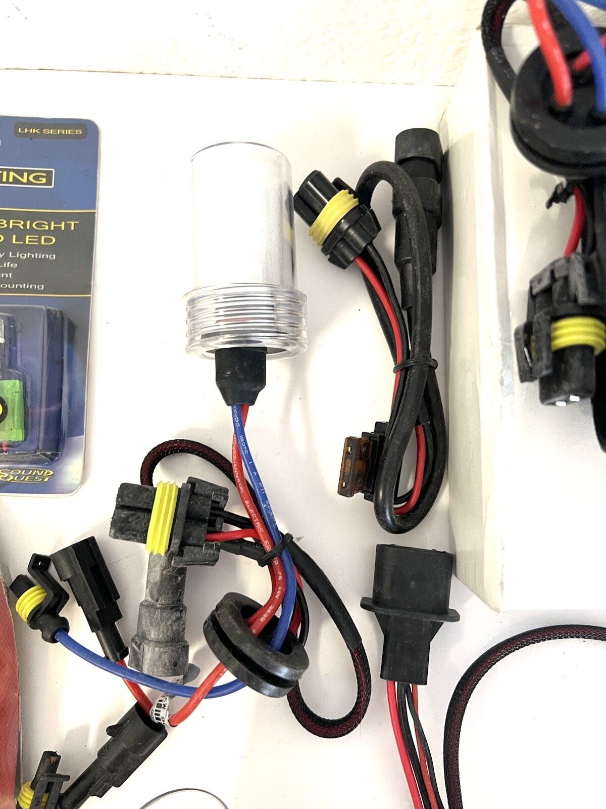 Lot of Various Adapter, Adapter Cables, Hyperbiright Solid LED + MORE