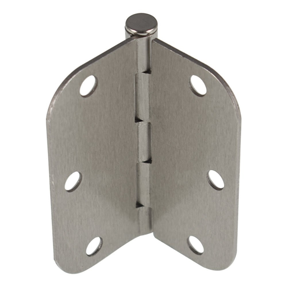 3.5 Inch*3.5 Inch Thinkness 2.2 mm Satin Nickel 5/8" iron Hinges 30 Pack