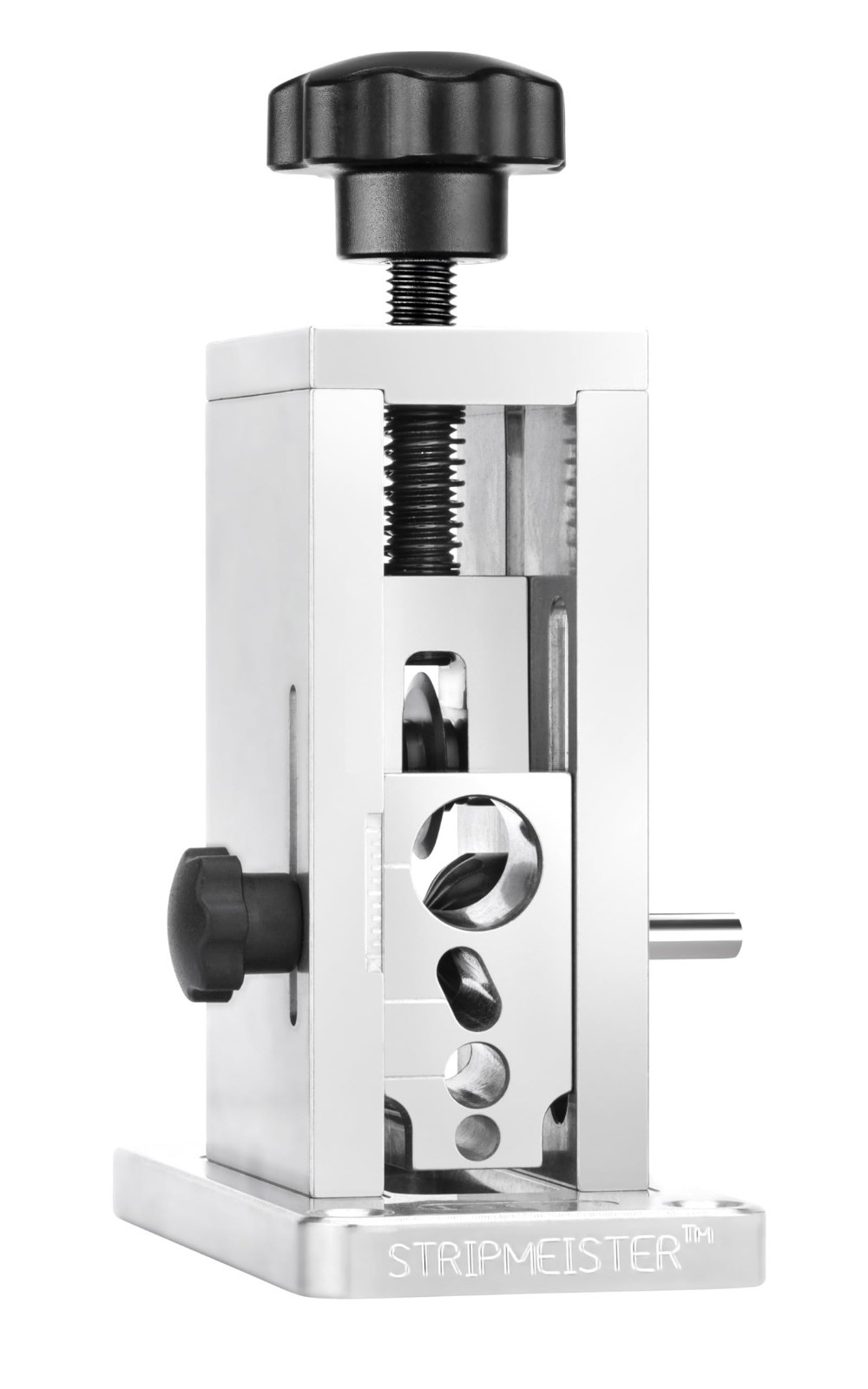 Drill-Powered Wire Stripper for Copper - Strips Ø3/4" Wire, Jam-Free, Portable,