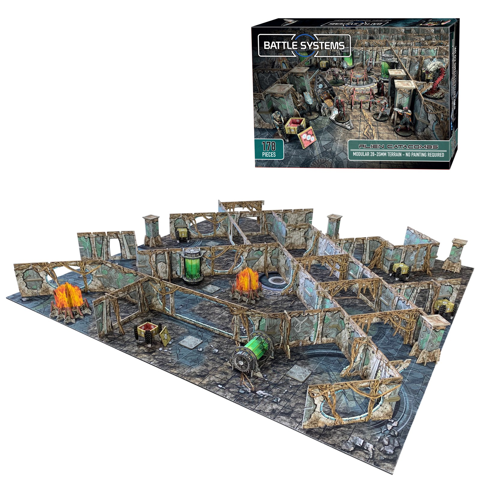 Alien Catacombs Terrain Necromunda Battle Systems 28mm