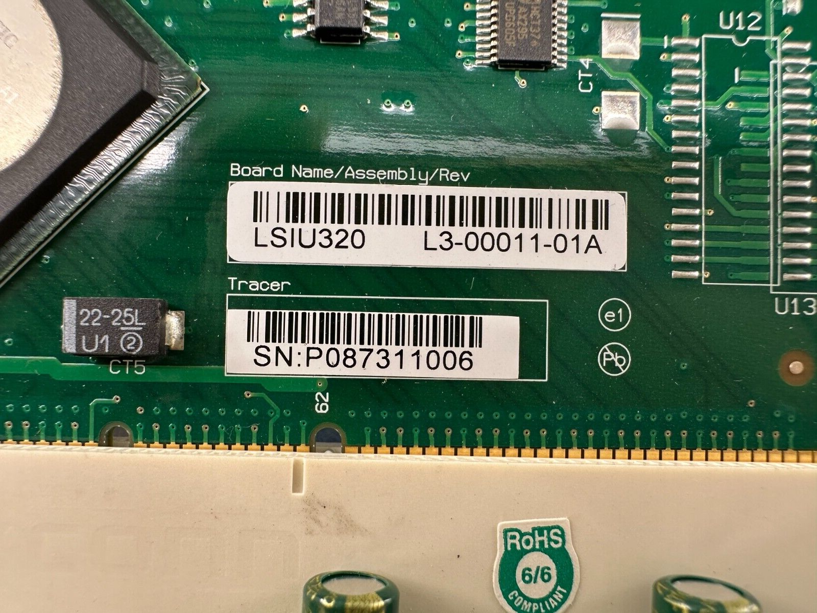 LSI Logic LSIU320 Single-Channel Ultra320 SCSI Host