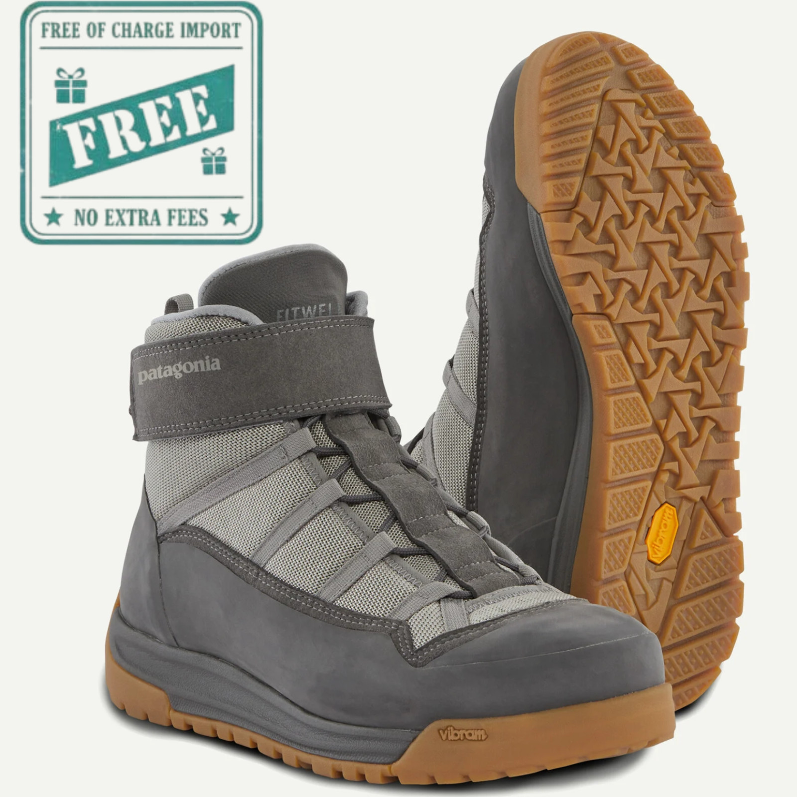 Patagonia River Salt Wading Boots II Noble Grey Fly Fishing Wading Shoes NEW