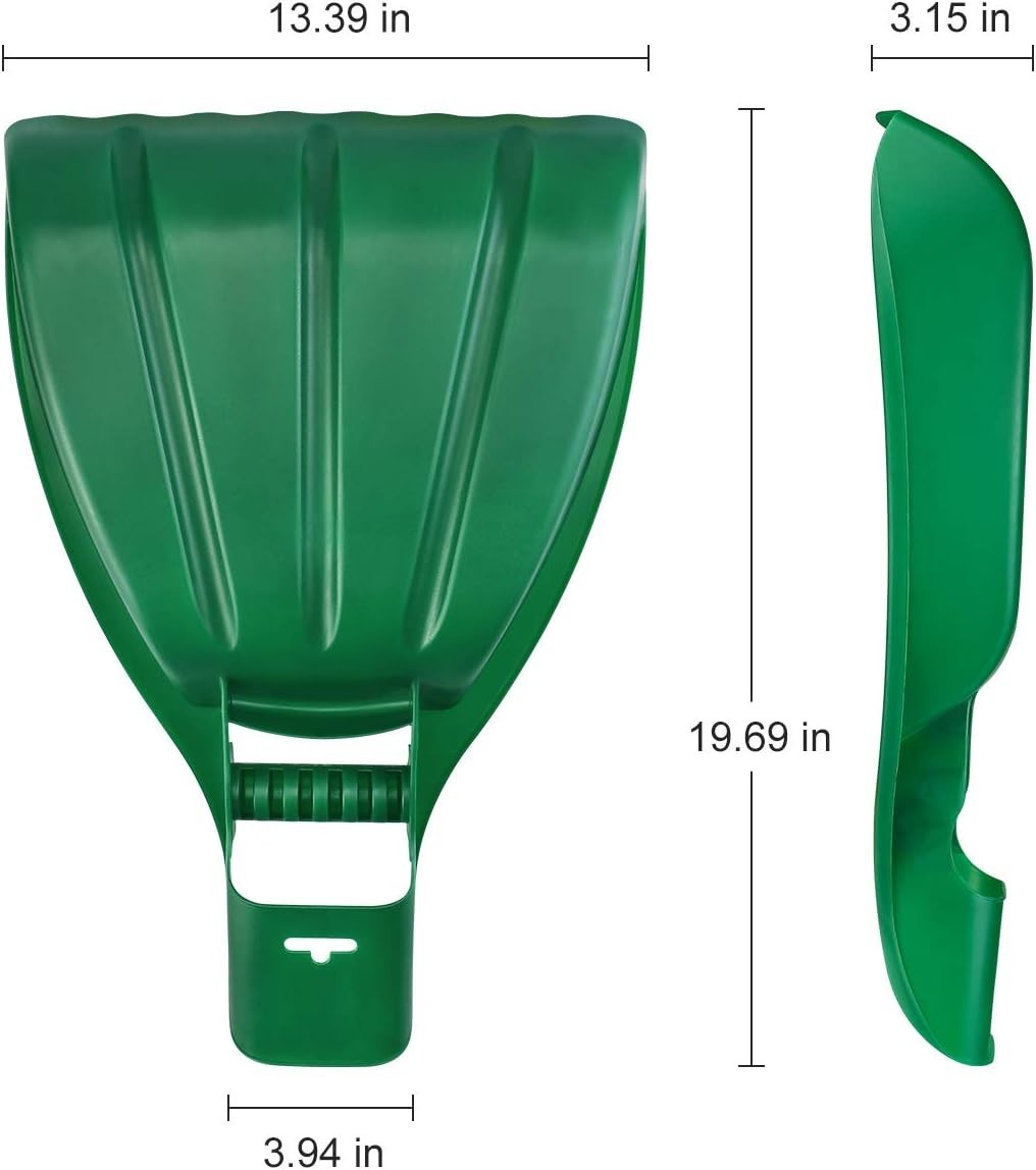 Oversized Leaf Scoops - Comfortable Hand Rake for Effortless Leaf Collection