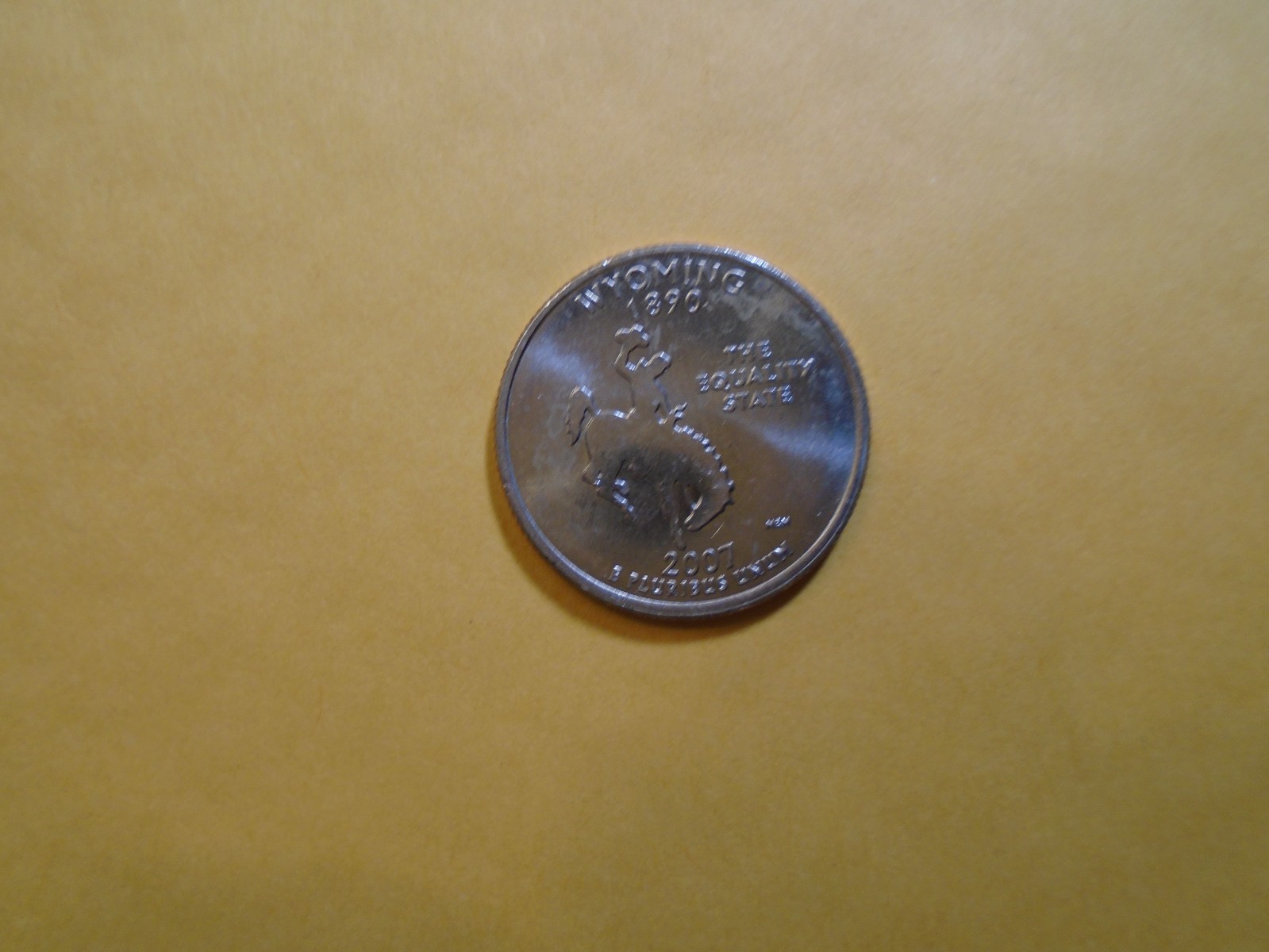 WASHINGTON QUARTERS, COINS, CLAD, STATE QUARTERS ( 2007 WYOMING )FREE SHIP