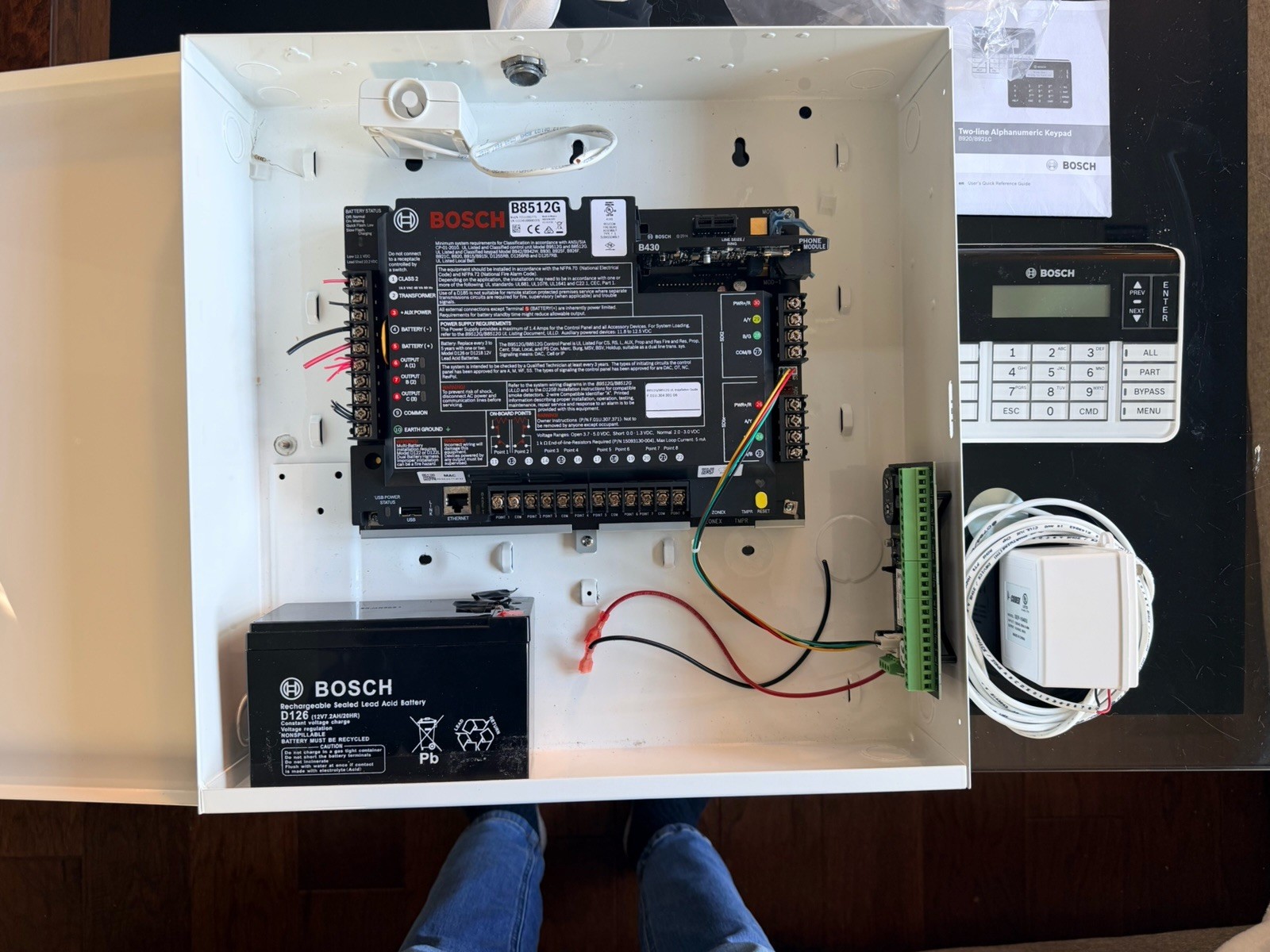 BOSH B8512G iP Intrusion/Fire Alarm Access System Complete System