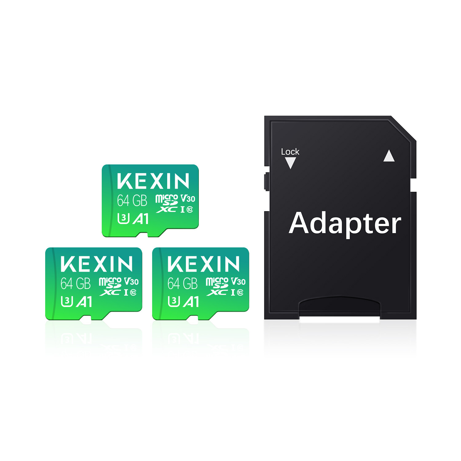 3X 64GB High Speed Micro SD Card Micro SD Memory Card UHS1 C10 SDXC TF SD Cards
