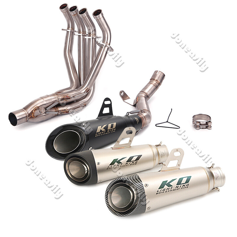 For Kawasaki Z900 Complete Motorcycle Exhaust Header Link Pipe Slip 51mm Muffler