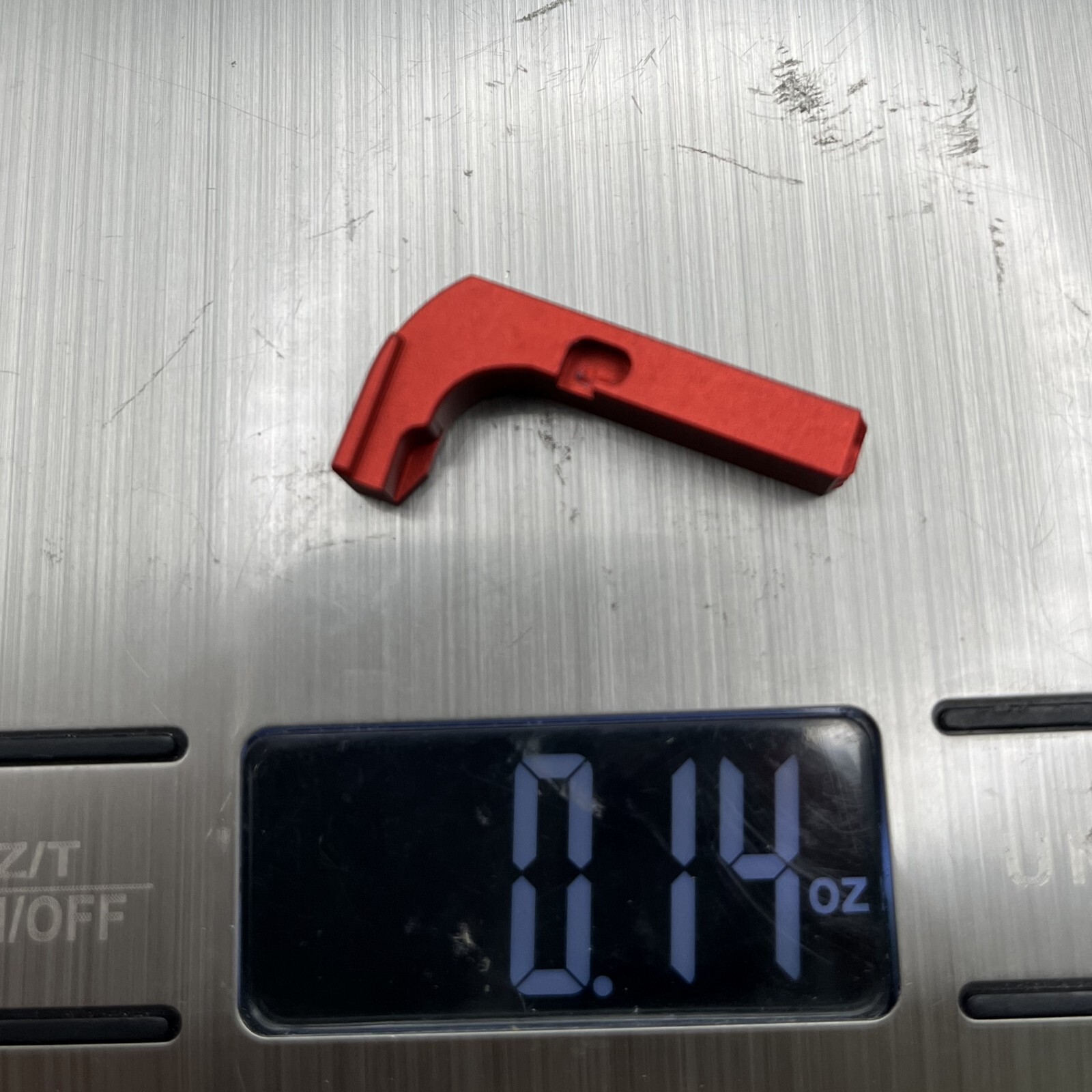 Extended Mag Release for GIock GEN 3 ,17-39 Aluminum Red