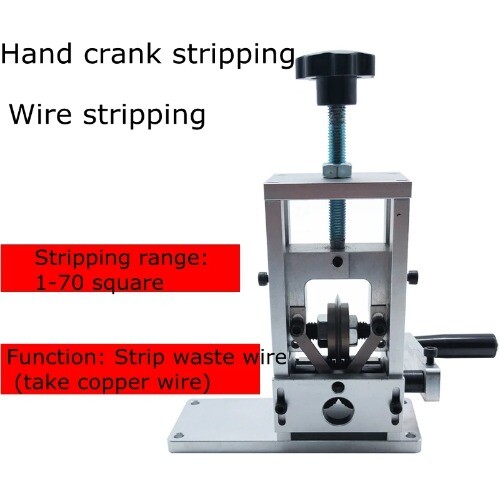 Hand-cranked Scrap Wire Stripping Machine Old Wire and Cable Copper Wire Strippe
