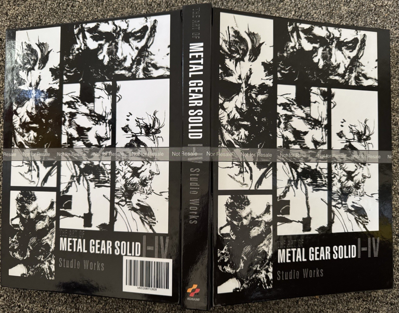 The Art Of Metal Gear Solid I-IV Studio Works CustomMade