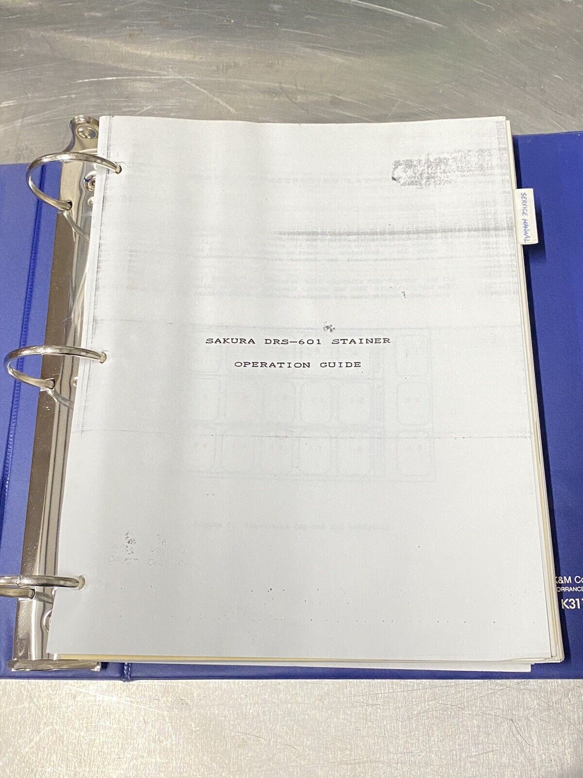 Sakura DRS-691 Stainer Automatic - Users Guide / Instruction / Manual