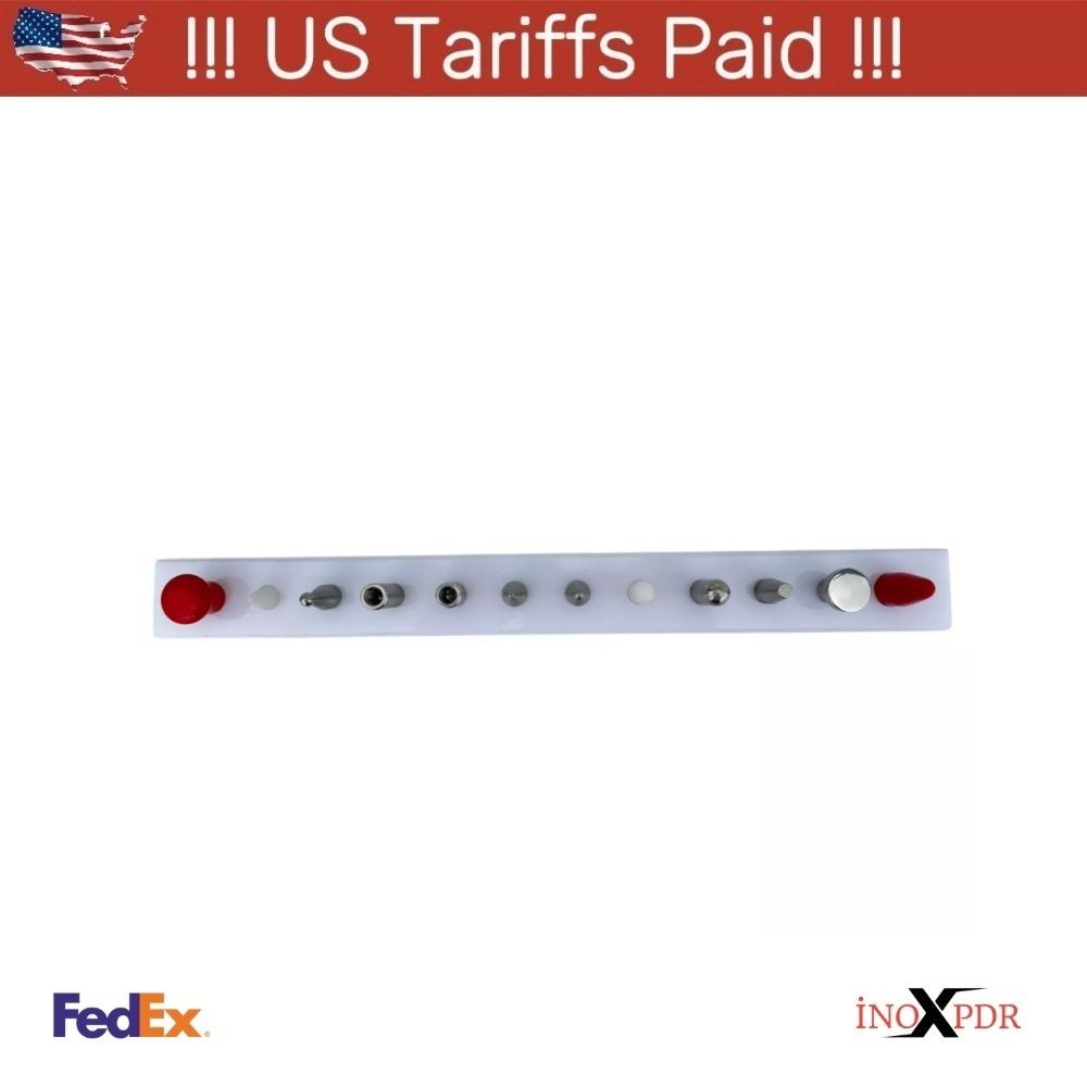 12-Piece Stainless Steel Interchangeable Tip Set – Compatible with Metric 8