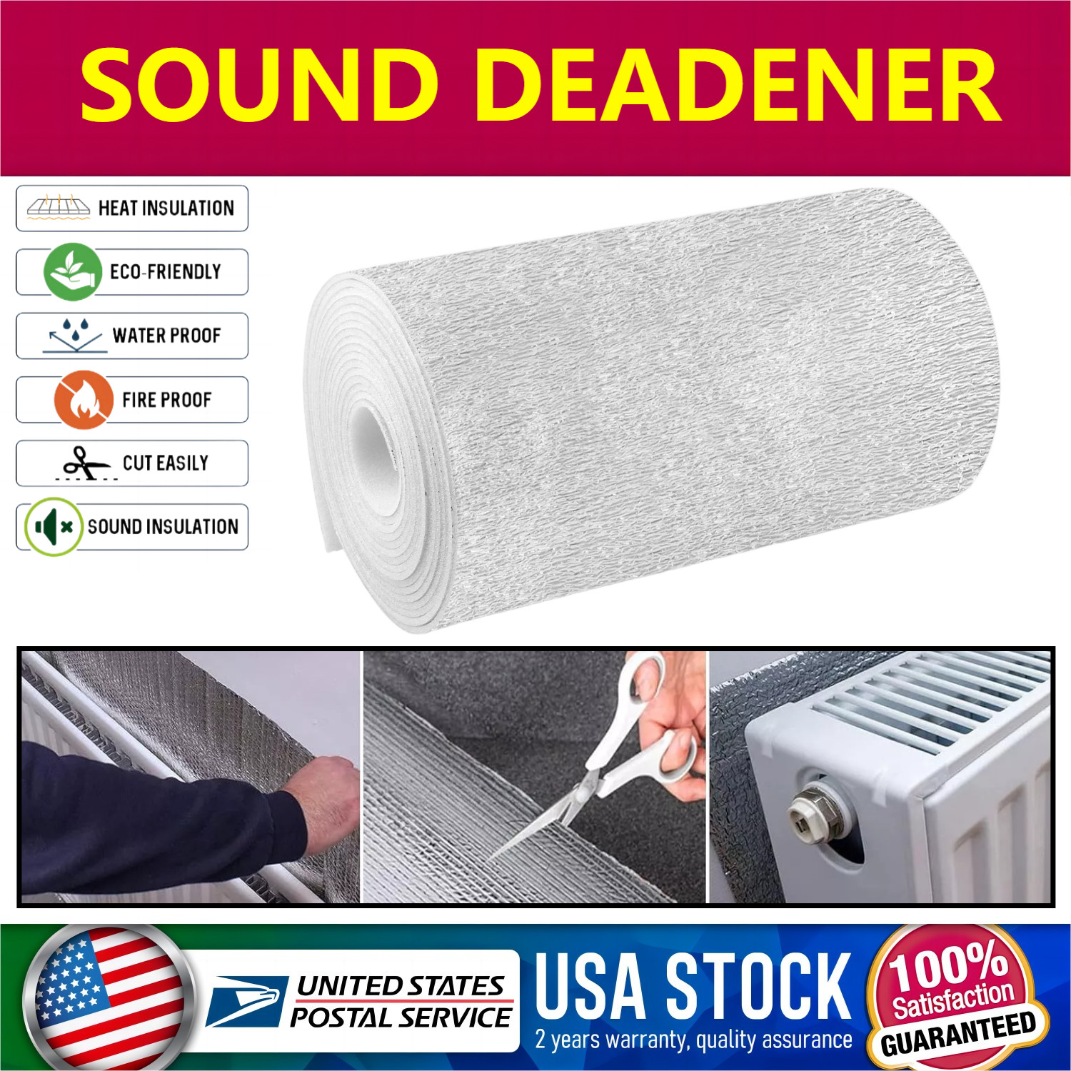 Choose Sizes Barrier Solar Attic Foil Reflective Insulation Radiation Protection