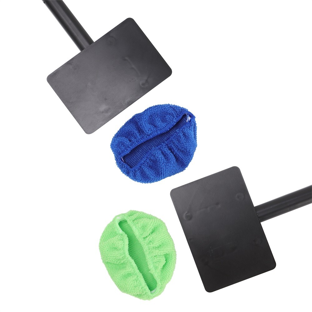 3 Pack Window Windshield Cleaning Tool Microfiber Car Wiper Cleaner Glass Brush
